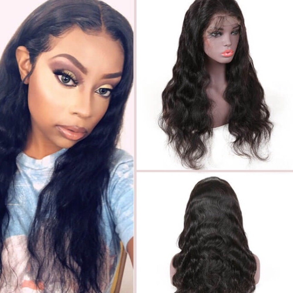 18” body wave Lace frontal wig PRE-PLUCKED.